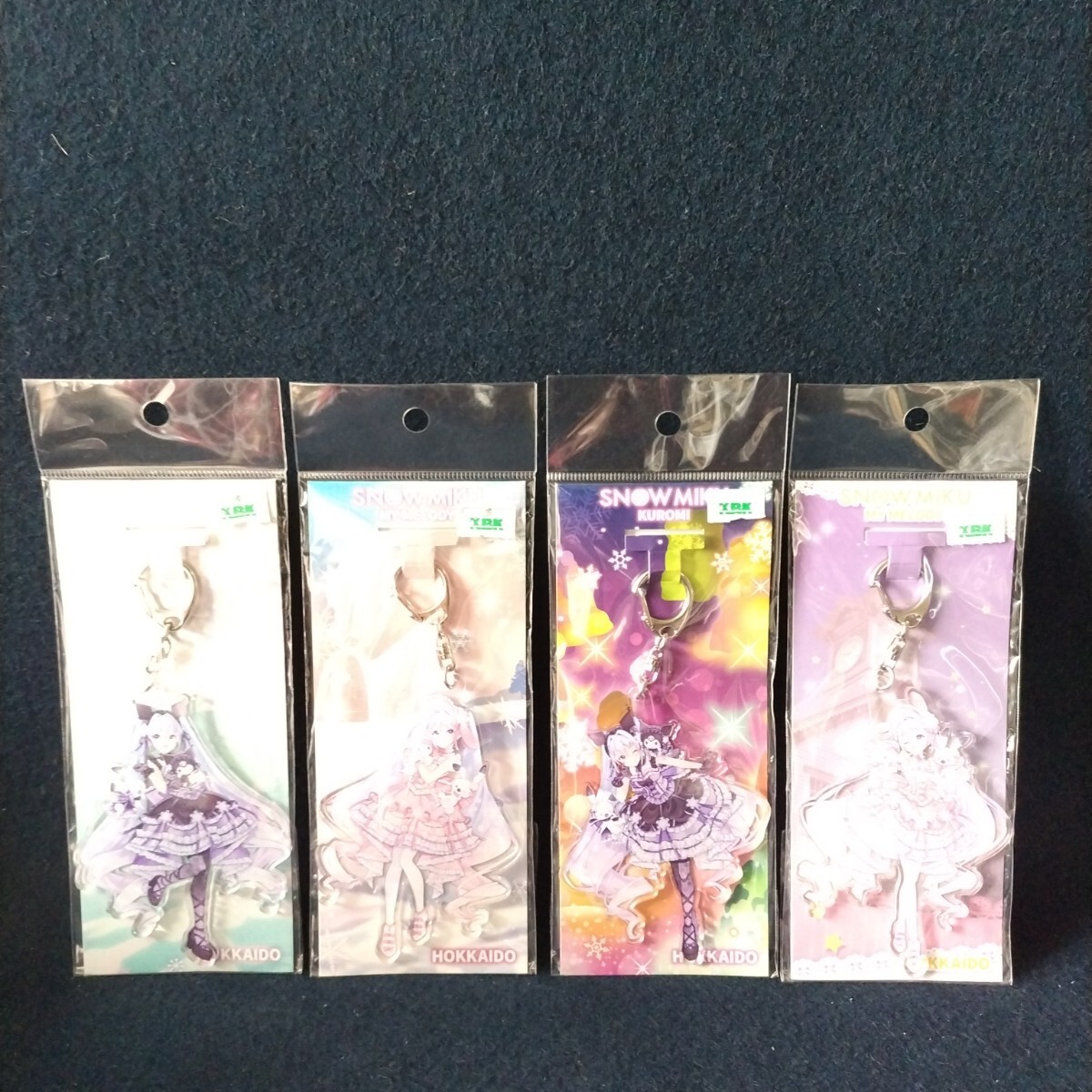 新品未使用 ‘25 北海道限定 初音ミク マイメロ クロミ キーホルダー 全種拍卖