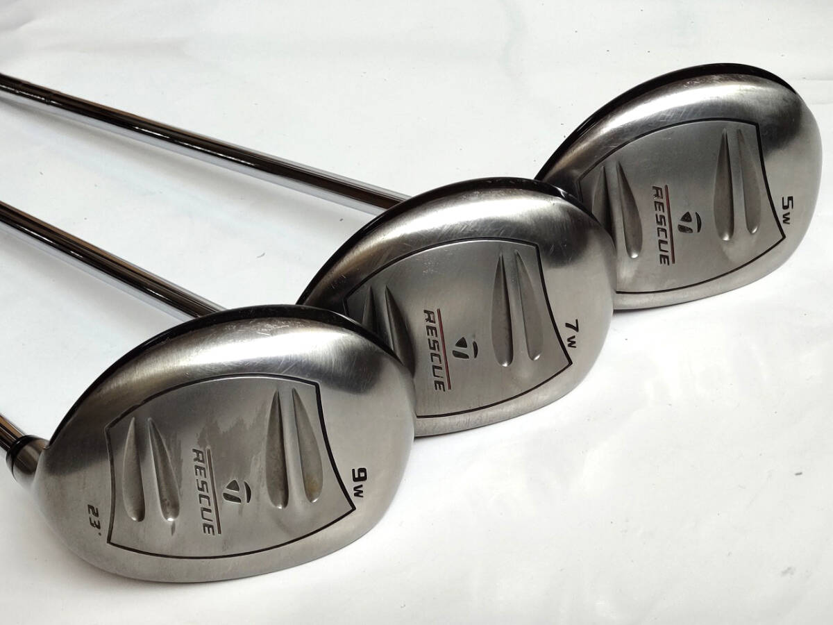 中古 テーラーメイド レスキュー 5W & 7W & 9W スチール(RとS)拍卖
