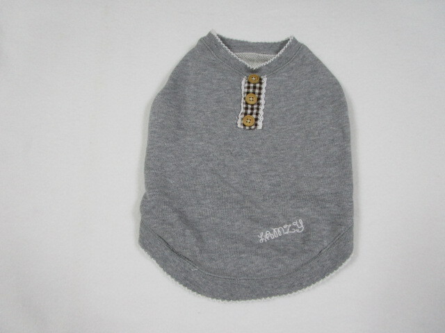 Lamzy SMサイズ 胴回り45㎝ スエットタンク グレー 中古拍卖