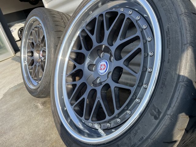 ★☆HRE アメ鍛 300C 3ピース 71RS付き AUDI TTS 8S 中古美品 ストーンダーク☆★拍卖