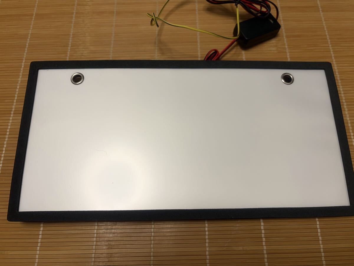 ★新品未使用★ 字光式ナンバーフレーム  12V LED拍卖