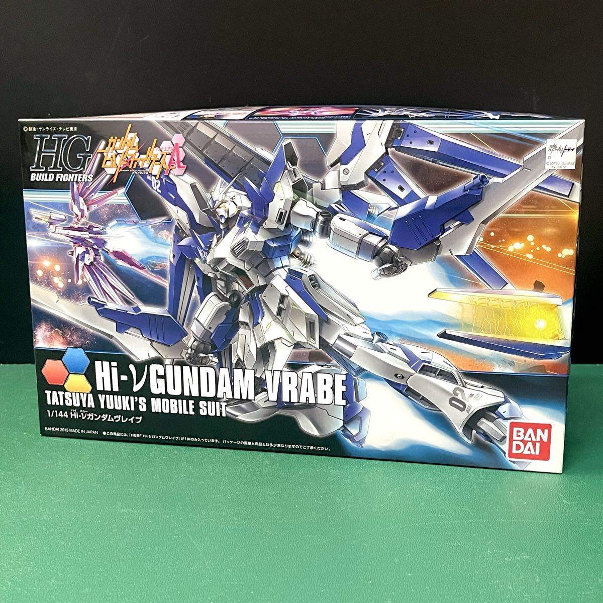 ★☆未組立保管品 BANDAI/バンダイ プラモデル HG 1/144 H i-ν GUNDAM VRABE/Hi-νガンダムヴレイブガンダムビルドファイターズA拍卖