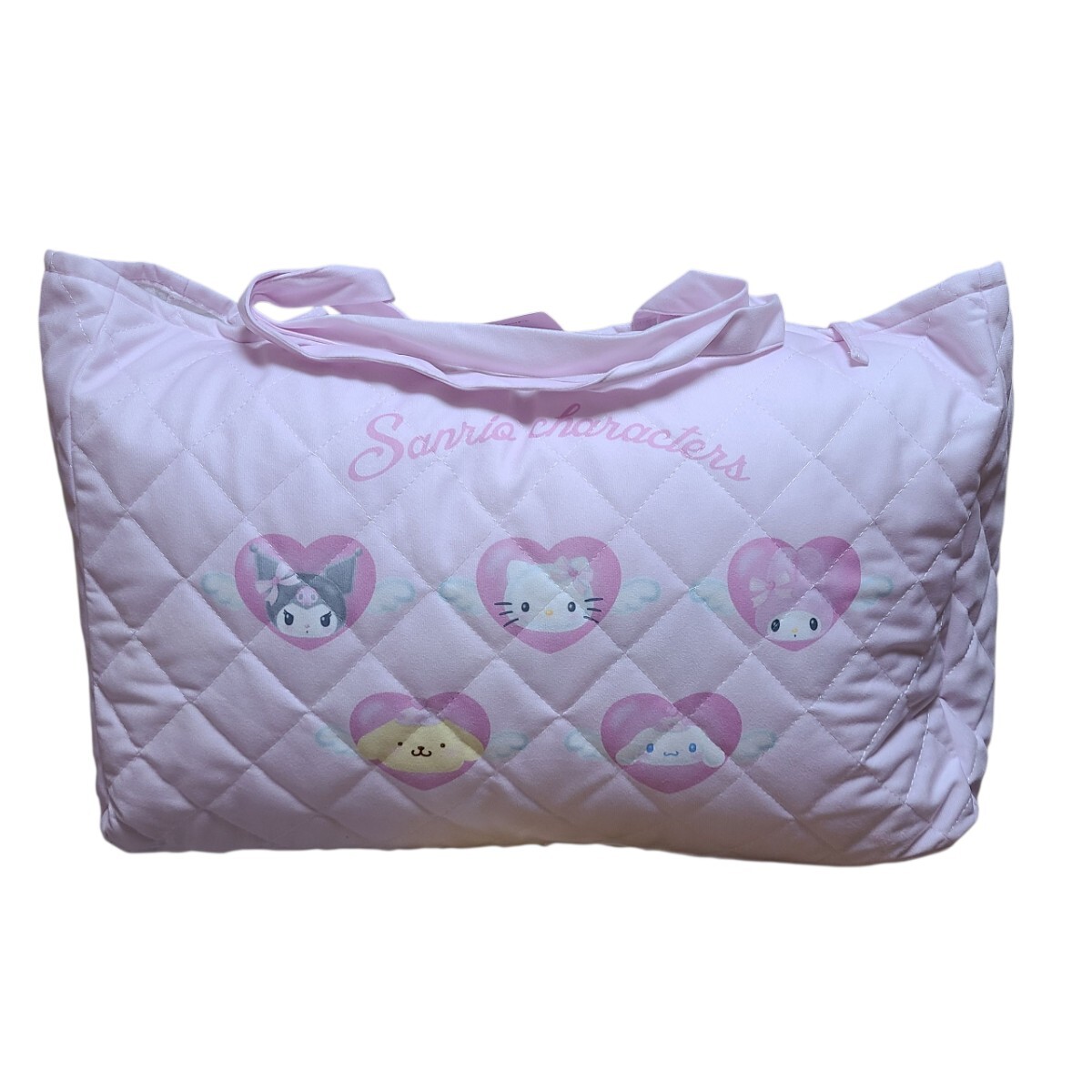 【サンリオ】夢みるエンジェル アベイル 寝具5点セット Avail キティ マイメロ クロミ プリン シナモン 敷パッド 枕パッド 枕 1H0033KR709拍卖