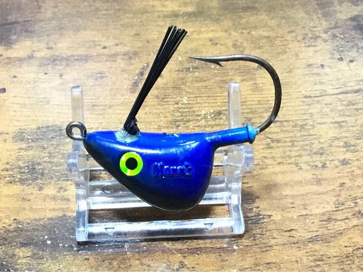 OLD/Mann's/WARM-HEAD/JIG-HEAD/約45㎜・約13g/青/オールド/マンズ/ワームヘッド/ジグヘッド/(B級/トムマン)拍卖
