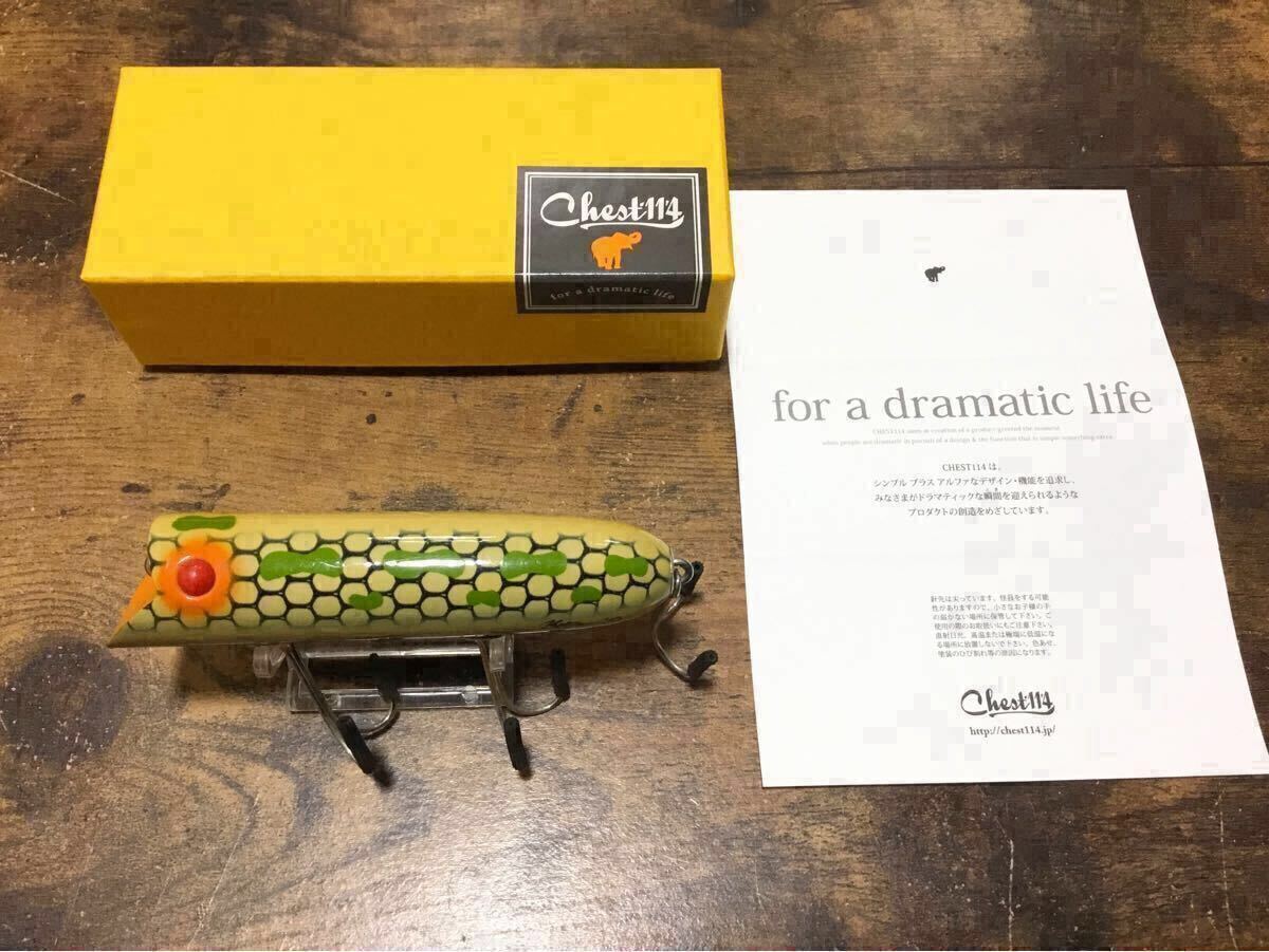 Chest114/Jim-Dandy/約100㎜・約26g/鱗腹黒/箱付き/チェスト114/ジムダンディー/(トップブリッジ/ニンナ/パラノイア)拍卖