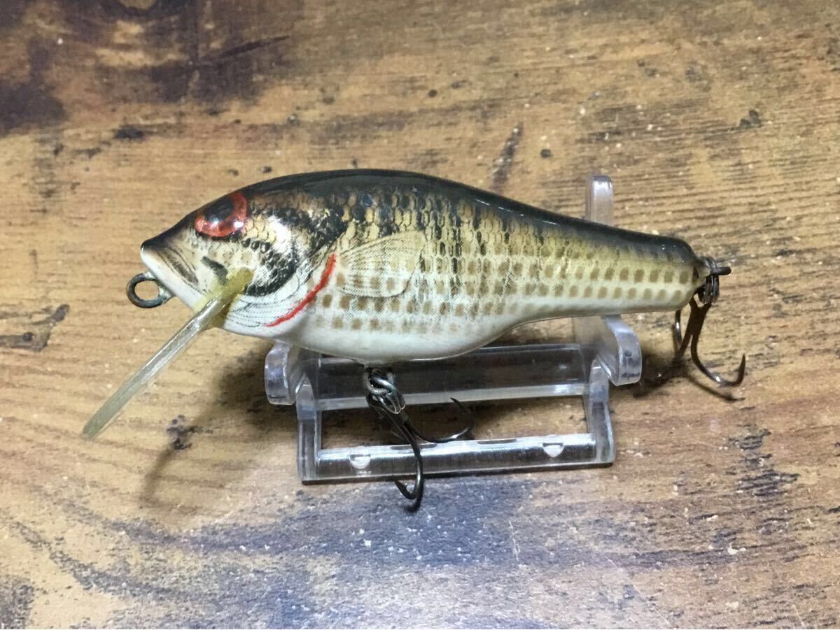 OLD/bagley's/Small-Fry-BASS/全真鍮/約70㎜・約9g/美品/オールド/バグリー/スモールフライバス/(レーベル/ベイトフィッシュシリーズ)拍卖