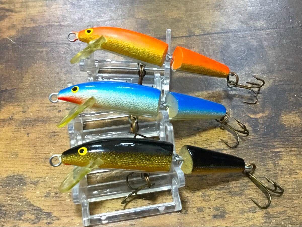 OLD/RAPALA/J9/FINLAND他/美品3点セット/オールド/ラパラ/フローティングジョイント/フィンランド/(トラウト)拍卖