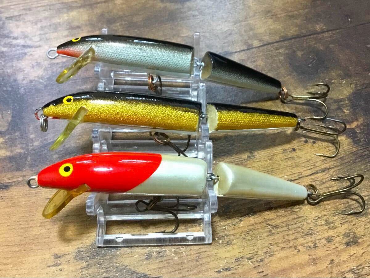 OLD/RAPALA/J11/FINLAND/ジャパンSP含む美品3点セット/オールド/ラパラ/フローティングジョイント/フィンランド/(トラウト)拍卖