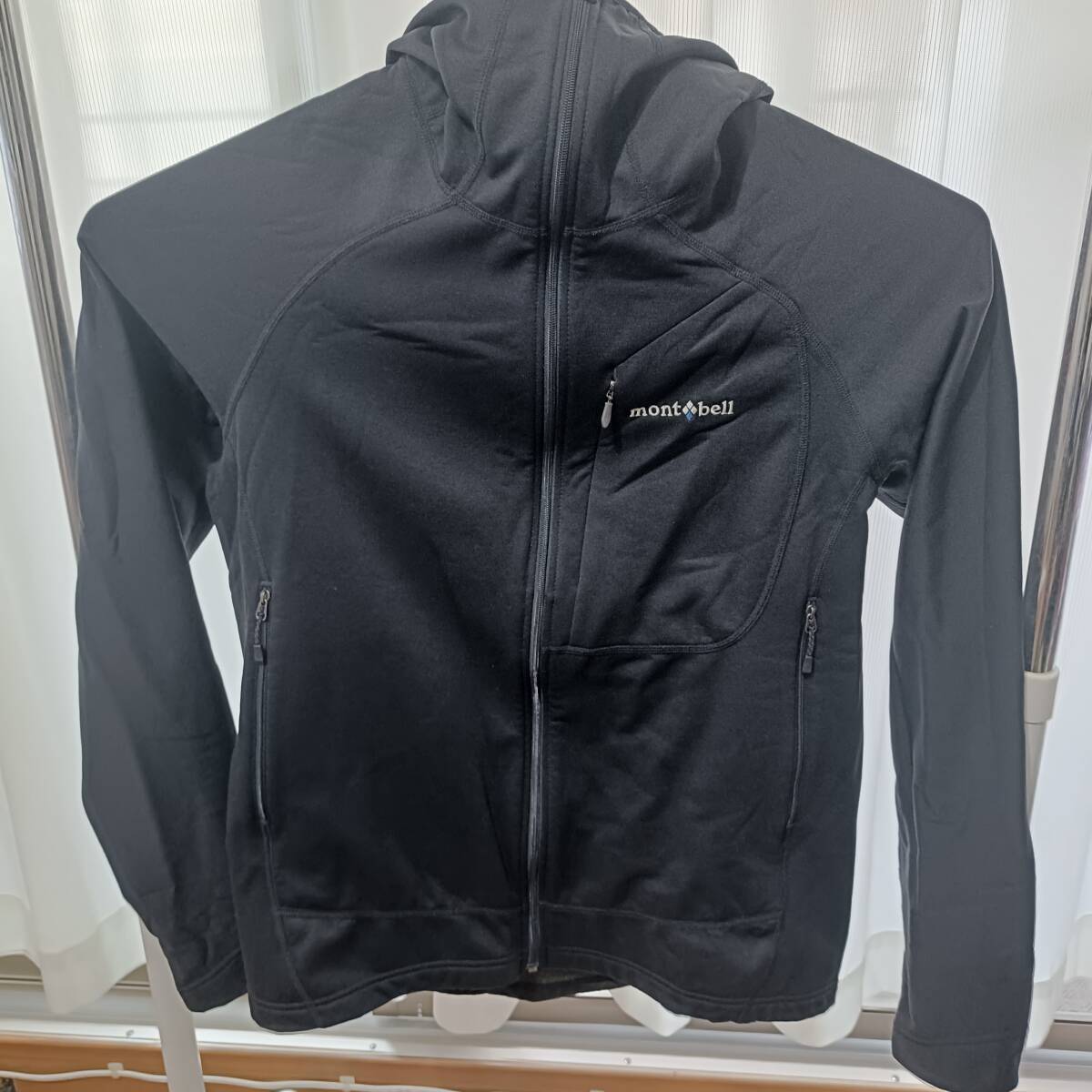 mont-bell  モンベル CLIMAPLUS クリマプラス トレールアクション パーカー ブラック上下セットメンズLサイズ拍卖