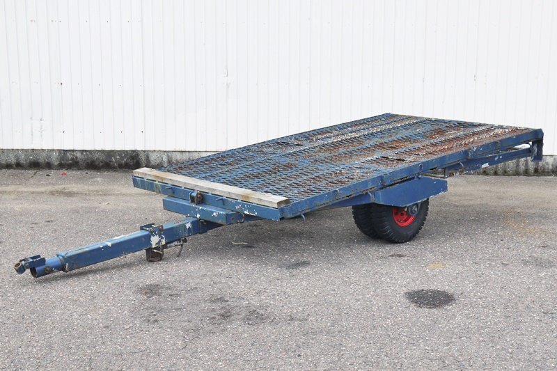 【新潟】富士 コンバイン トレーラー ブリッジ付き ダブルタイヤ 中古 トラクター トレーラ コンバインカー けん引 牽引 運搬 中古拍卖