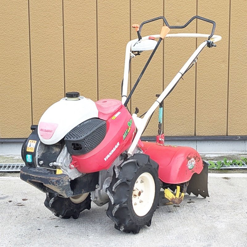 【栃木】ヤンマー 管理機 MRT650RZ 一軸正逆 RZロータリー ポチ 作業幅約500㎜ 6.3馬力 正転 iスタート 耕うん機 耕運 耕転 ガソリン 中古拍卖