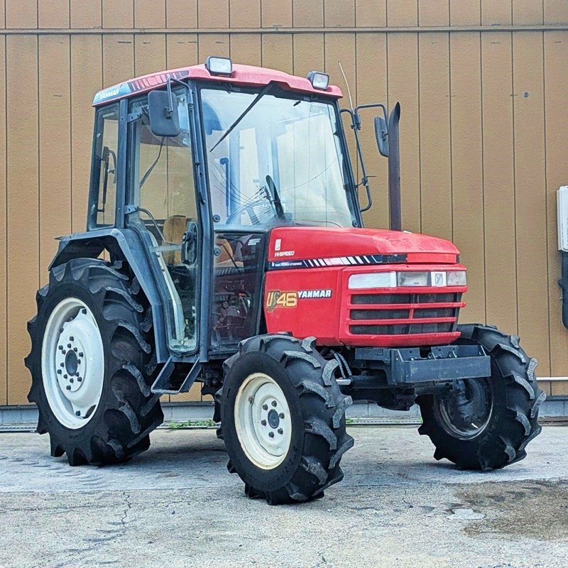 【栃木】ヤンマー トラクター US-46 HI-SPEED キャビン 2415時間 本体のみ 46馬力 自動水平 倍キャスターン パワステ 4WD 軽油 畑 中古拍卖