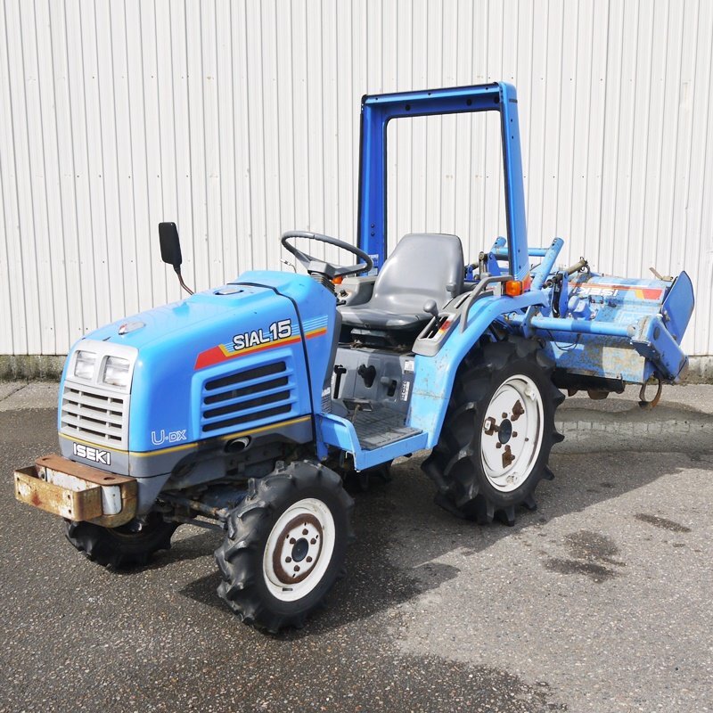 【新潟】イセキ トラクター TF15F SIAL 15.5馬力 ロータリー150cm 4WD パワステ スーパーフルターン 自動水平 ポンパ 中古 倉庫保管拍卖