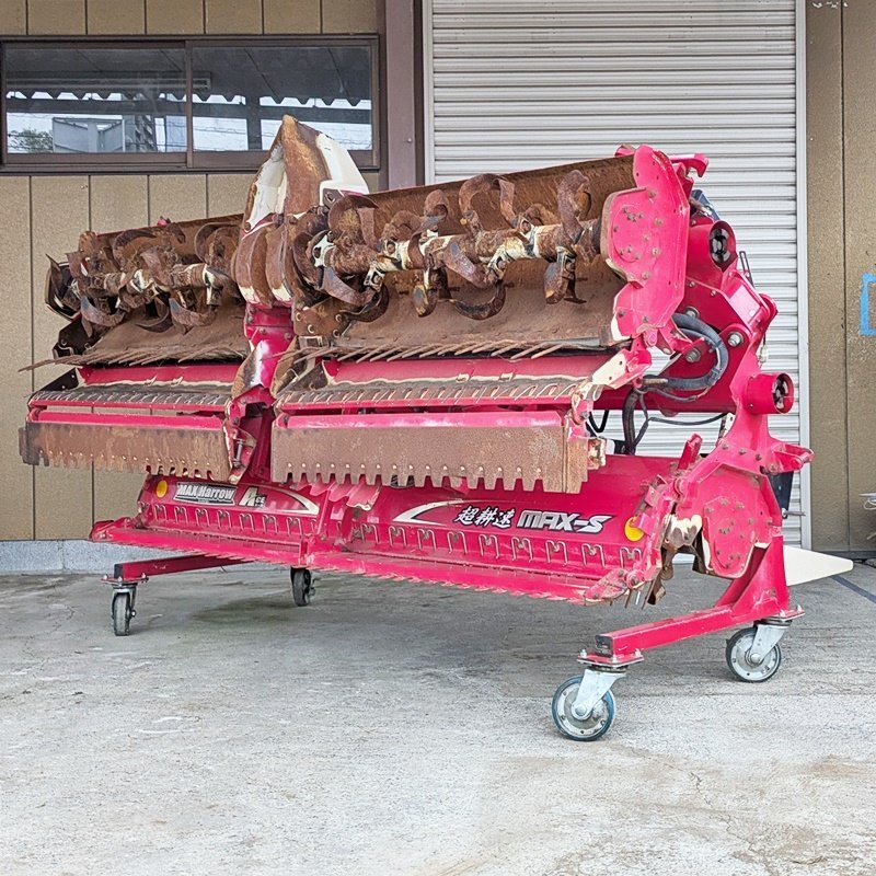 【栃木】ササキ マックスハロー MAX441HA 無線リモコン付き e-ウェーブ 作業幅約4400㎜ 油圧 電動 折畳み 代かき ウイングハロー 倉庫 中古拍卖