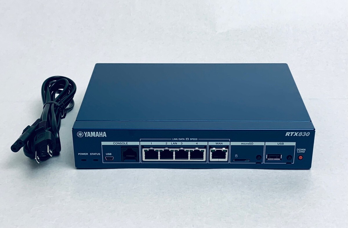 <中古 清掃済>YAMAHA ヤマハ RTX830 初期化 動作確認済 F/W:Rev.15.02.33 送料無料 領収書発行可拍卖