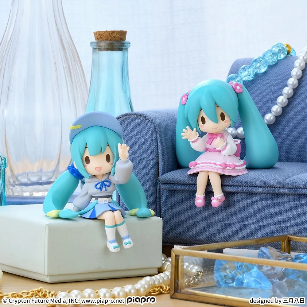 ◆初音ミクシリーズ◆ふわぷちちょこのせミニフィギュアVol.3 全2種/プライズ◆拍卖