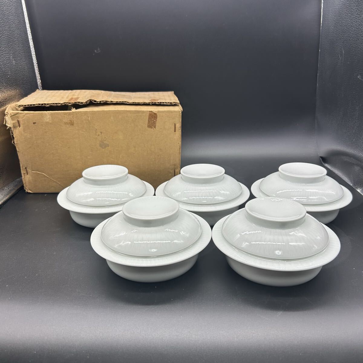 白山陶器 蓋付き小鉢 グラタン皿 CBS SONY 森正洋 和食器 オ19拍卖