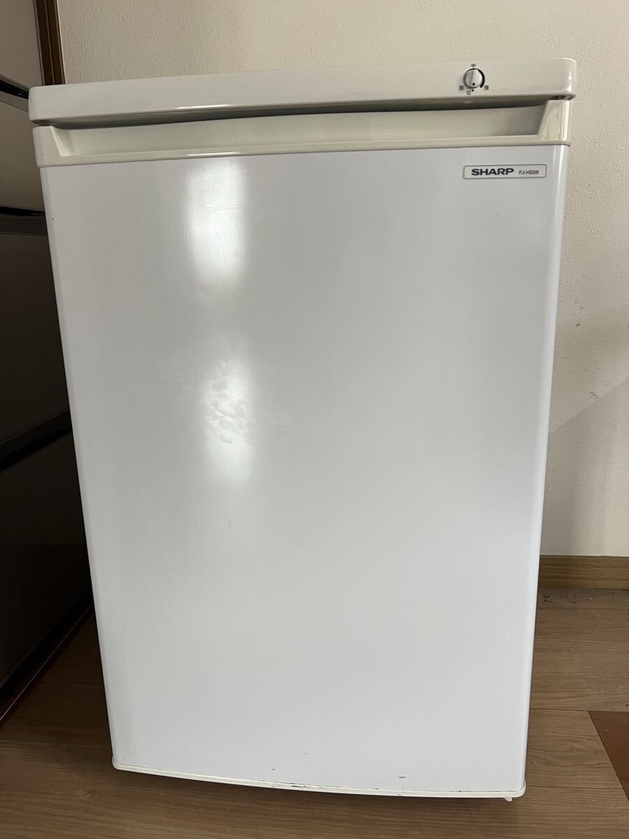 シャープ FJ-HS9X-W(ホワイト)直冷式1ドア冷凍庫 右開き 86L拍卖
