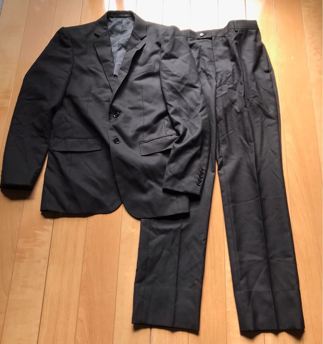 オリヒカ セットアップスーツ 定価3万円 138-6-301 メンズ 94Y6 ブラック拍卖
