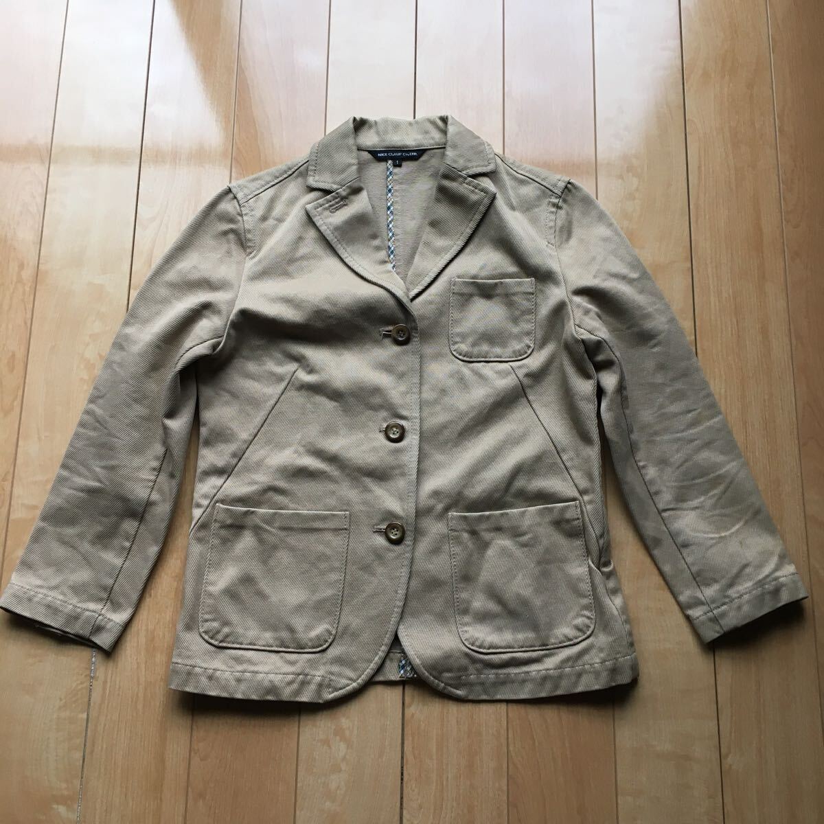 ナイスクラップ テーラードジャケット 216-1-38 レディース 1 ベージュ ナイクラ拍卖