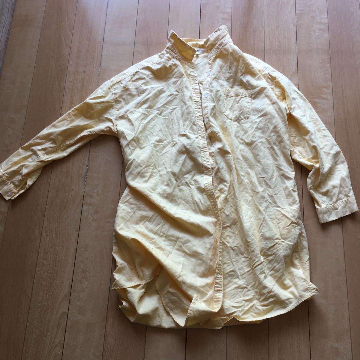 スタジオクリップ コットンシャツ 239-1-10 レディース F イエロー 七分袖拍卖