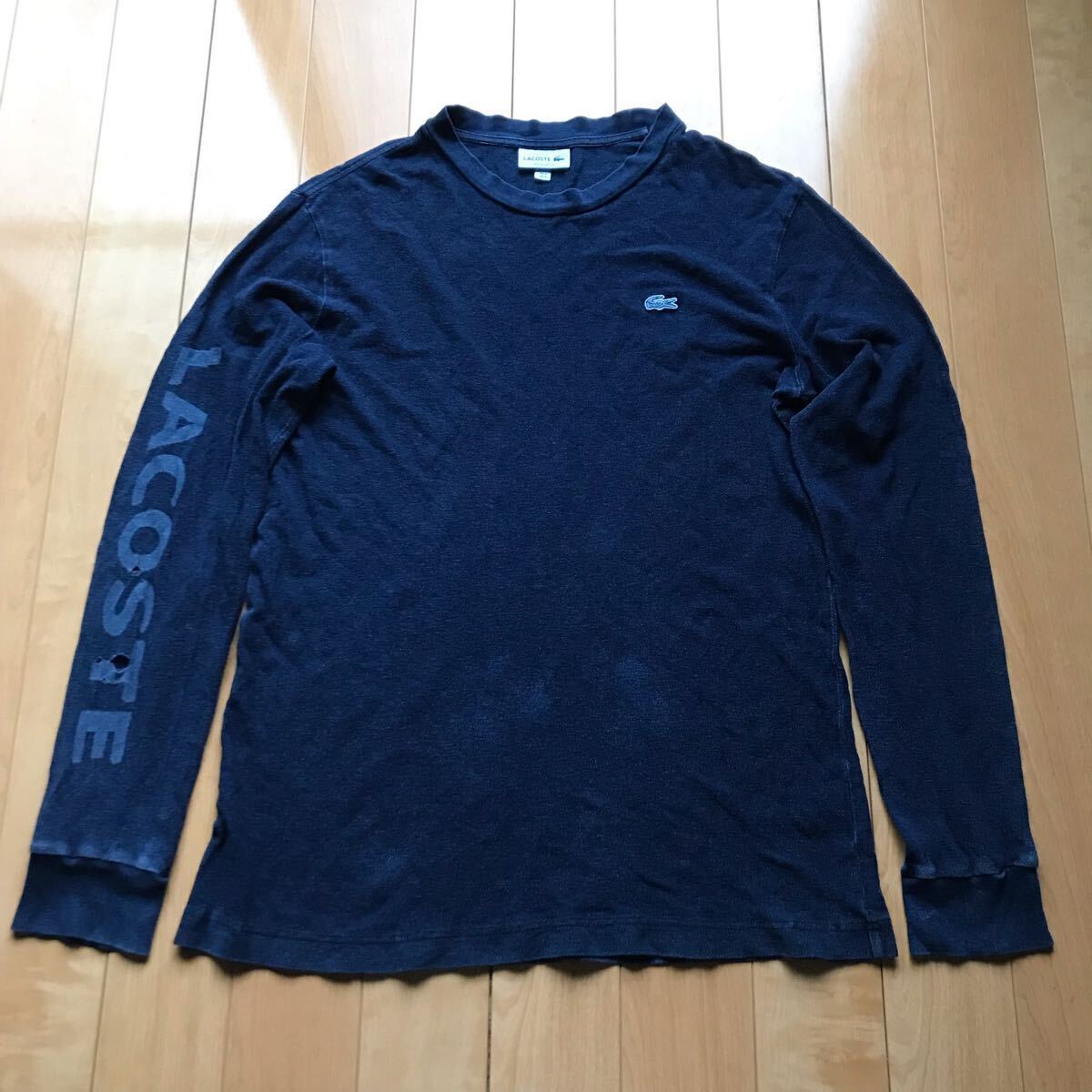 ラコステ ロンT 578-1-437 メンズ M ネイビー 緑ワニ拍卖