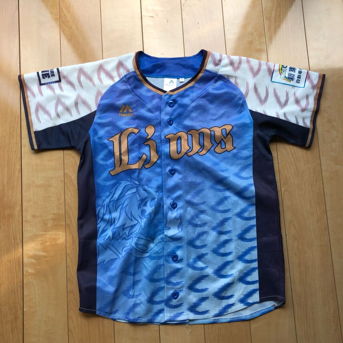 埼玉西武ライオンズ 令王ユニフォーム 241-1-25 ブルー S 野球 応援拍卖