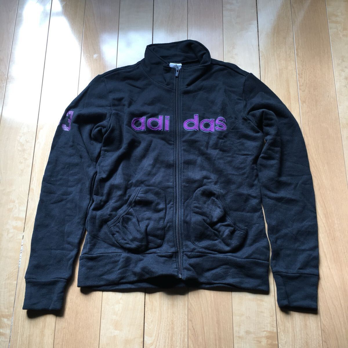 アディダス トラックジャケット 186-1-68 レディース L ブラック拍卖