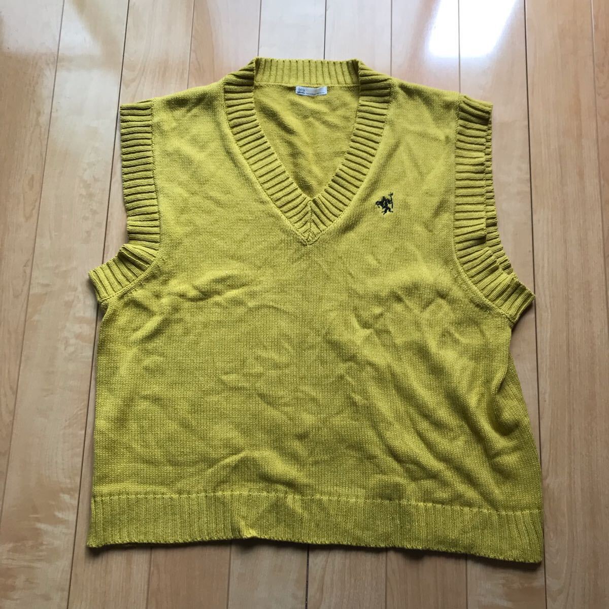 ジャバ ニットベスト 567-1-317 イエロー M拍卖