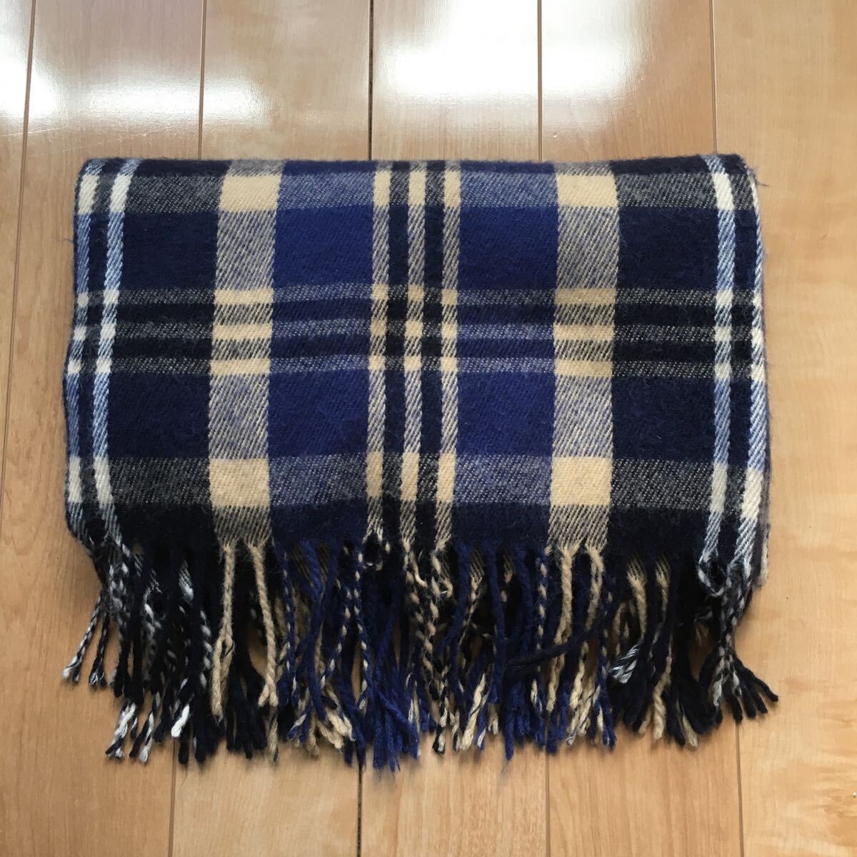 ハニーズ チェックマフラー 098-1-451 タータンチェック拍卖