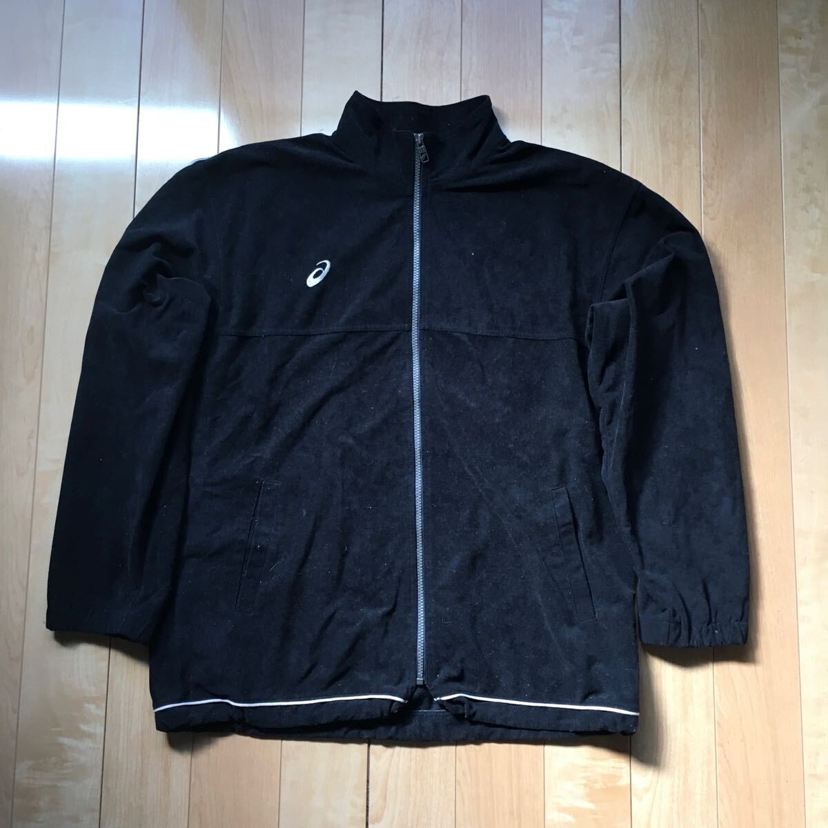 90年代 アシックス トラックジャケット 584-1-418 メンズ O ブラック 陸上競技 スポーツ拍卖