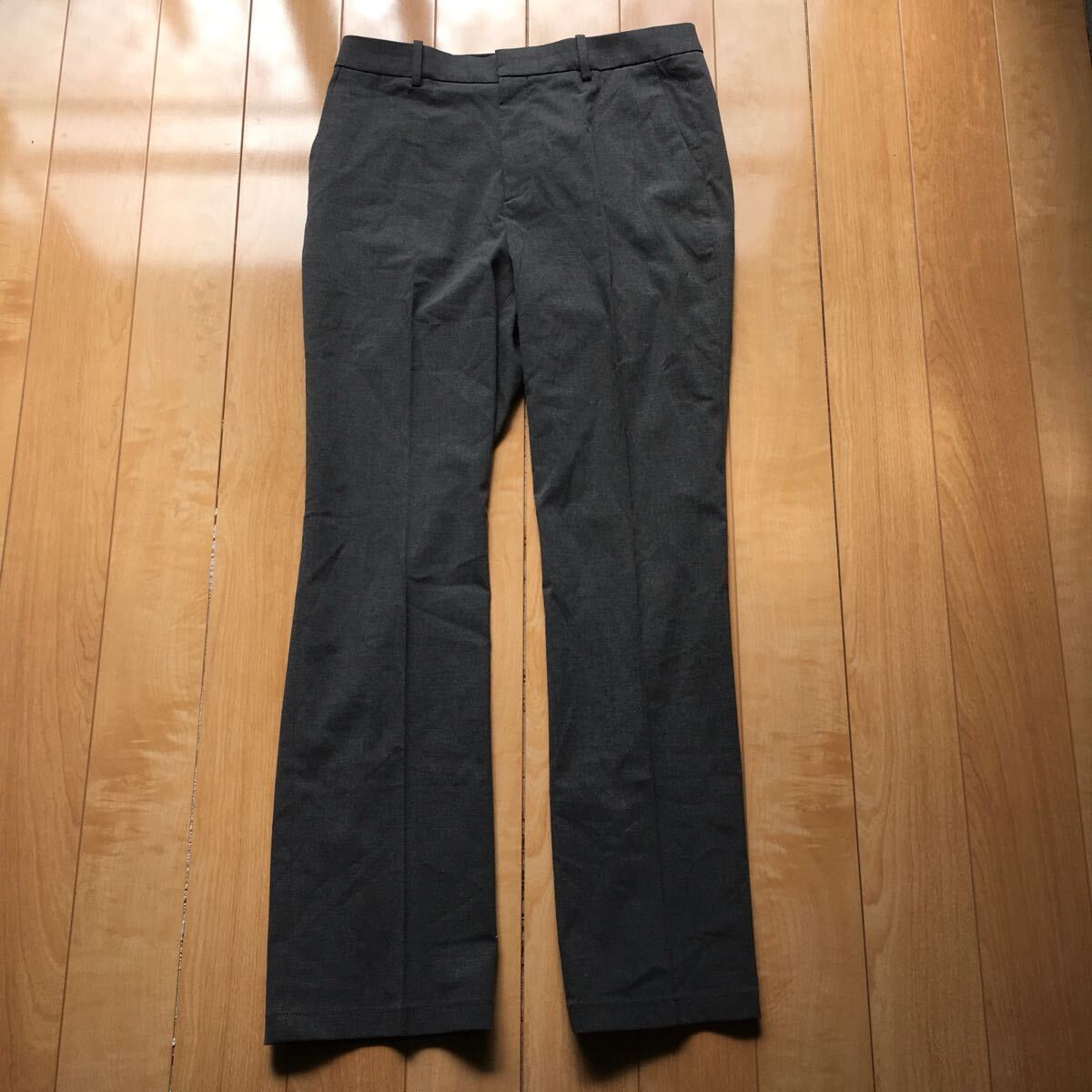ユニクロ ストレッチパンツ 202-1-68 レディース ウエスト70cm グレー拍卖