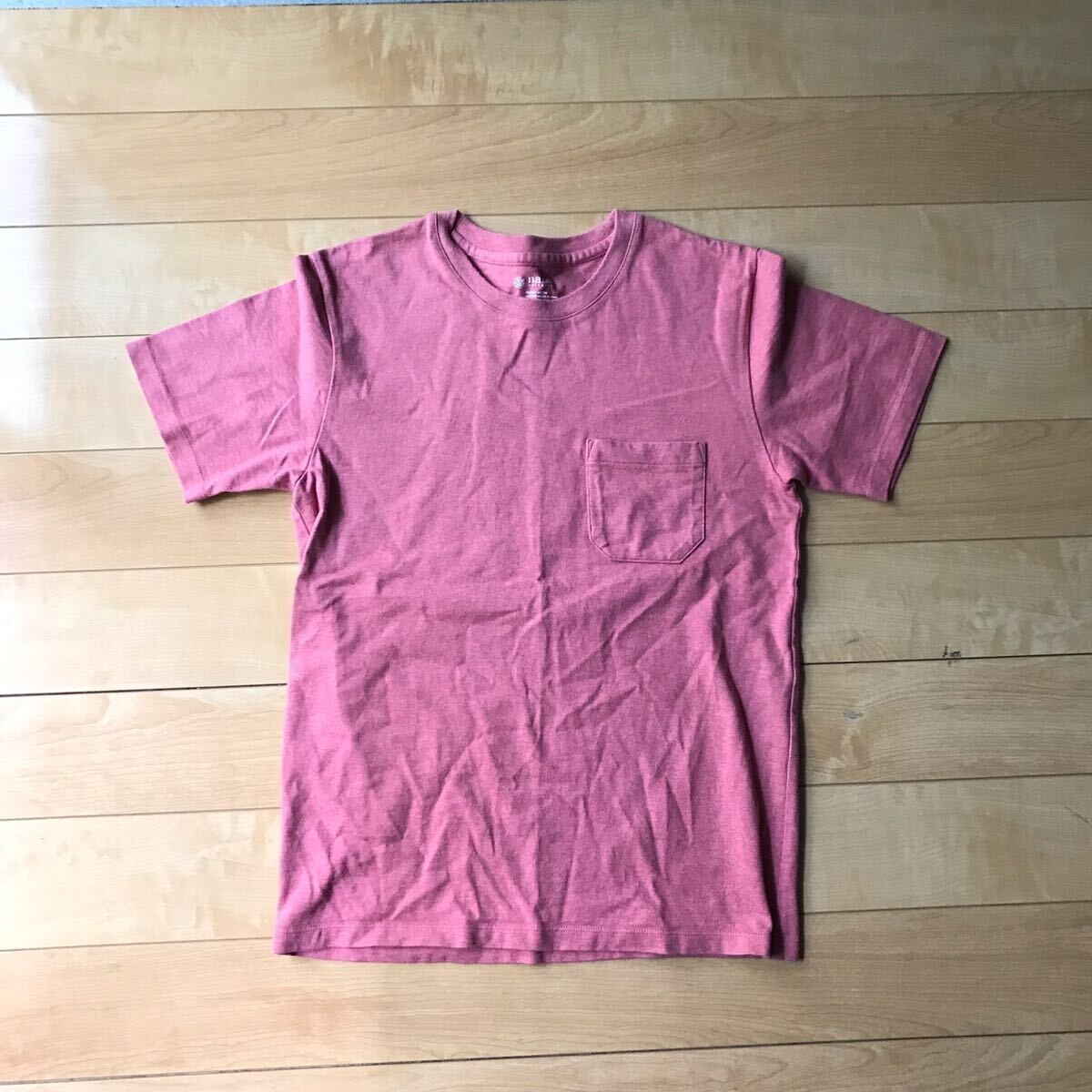 ナノユニバース ポケットTシャツ 586-1-320 ピンク S ナノ拍卖