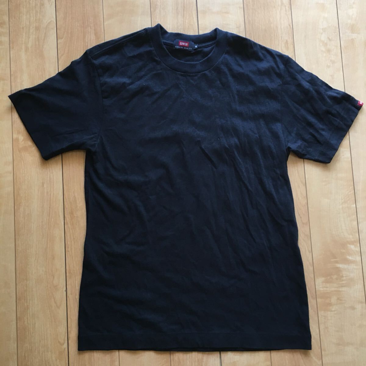 エドウィン コットンTシャツ 231-1-24 ネイビー M拍卖