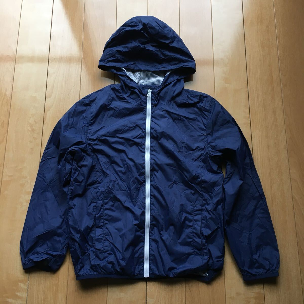 ハイハート ナイロンジャケット 207-1-15 ネイビー 150cm サッカー拍卖