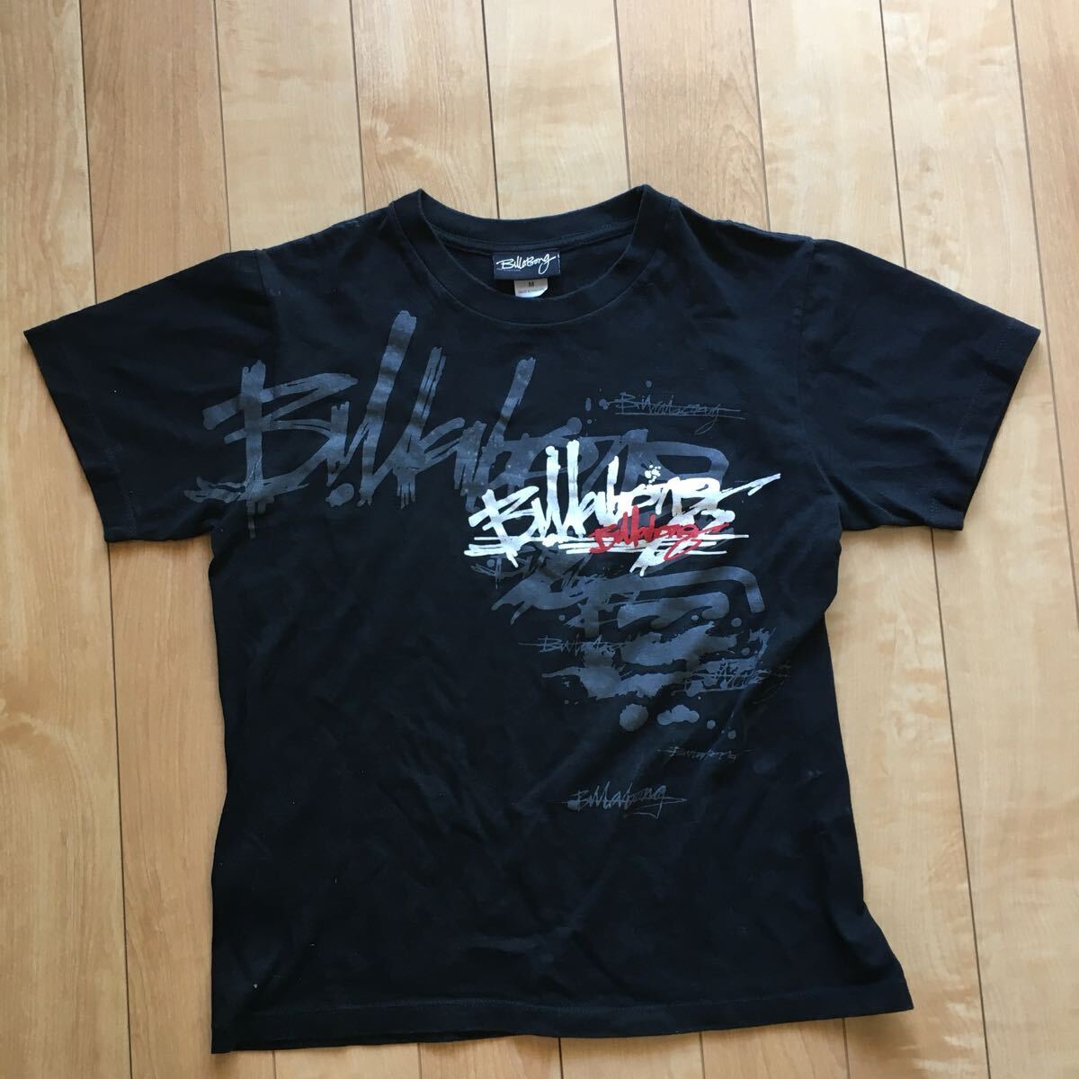 ビラボン ロゴTシャツ 231-1-10 ブラック M サーフ拍卖