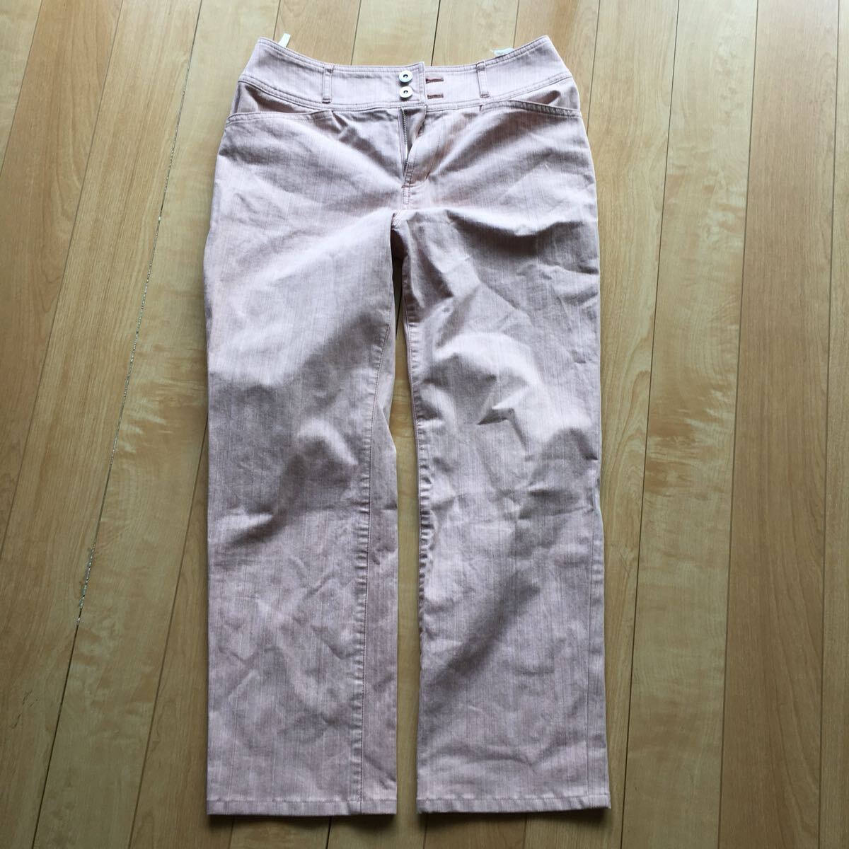 シンプルライフ カラーデニム 241-1-74 レディース ピンク拍卖