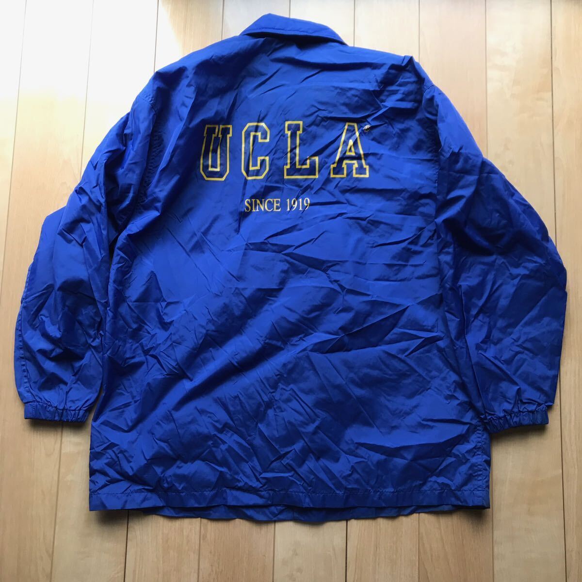 UCLA コーチジャケット 128-1-323 ブルー 160cm ナイロン100%拍卖
