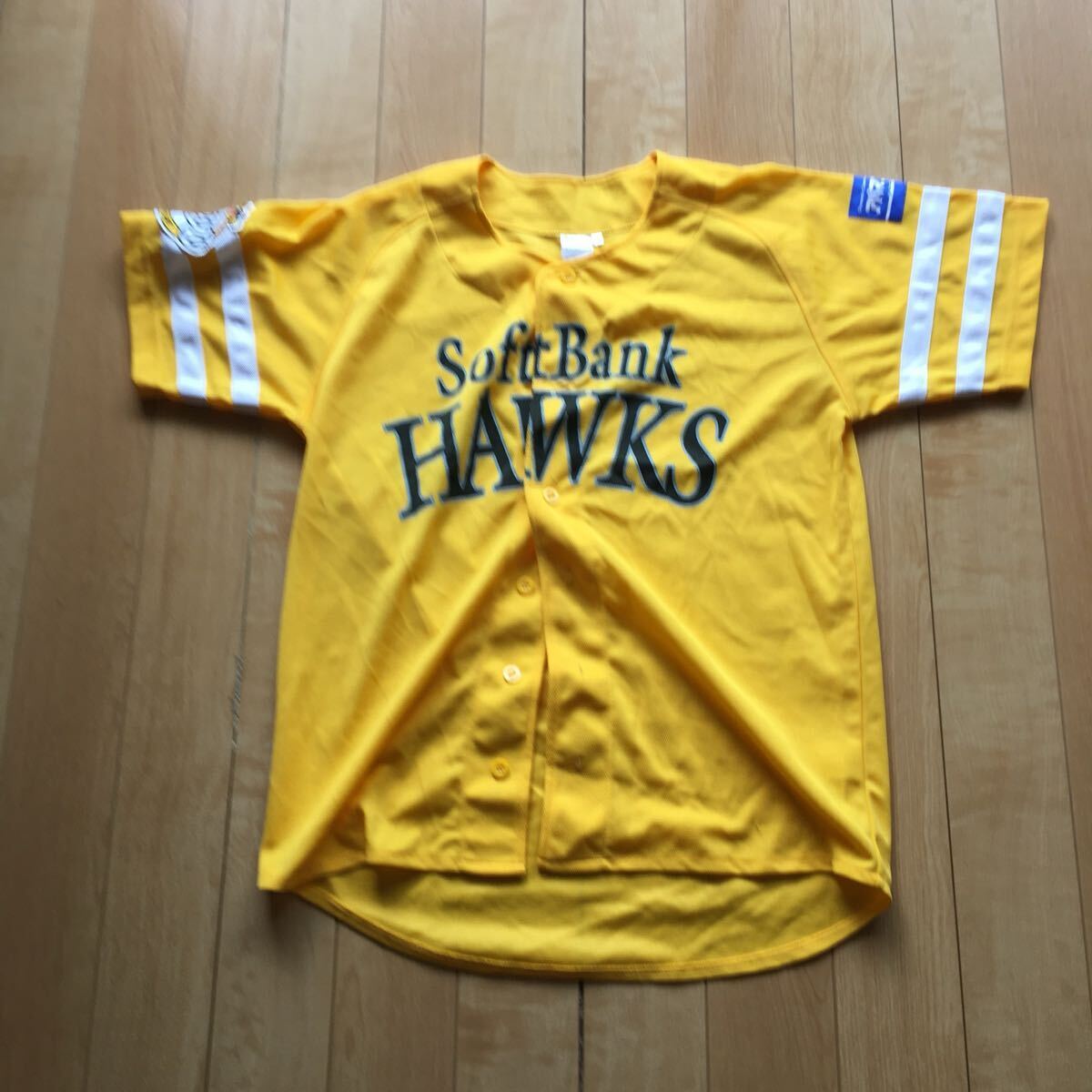 福岡ソフトバンクホークス レプリカユニフォーム 243-1-55 イエロー L 野球拍卖