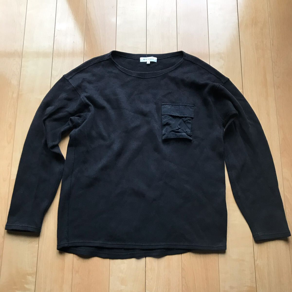 ザショップティーケー ポケットTシャツ 153-1-307 ブラック M拍卖