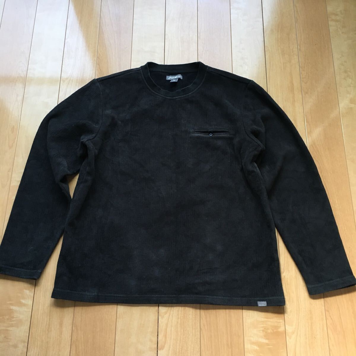 エディーバウアー ロンT 507-1-455 メンズ M ブラック タープ BBQ コテージ拍卖