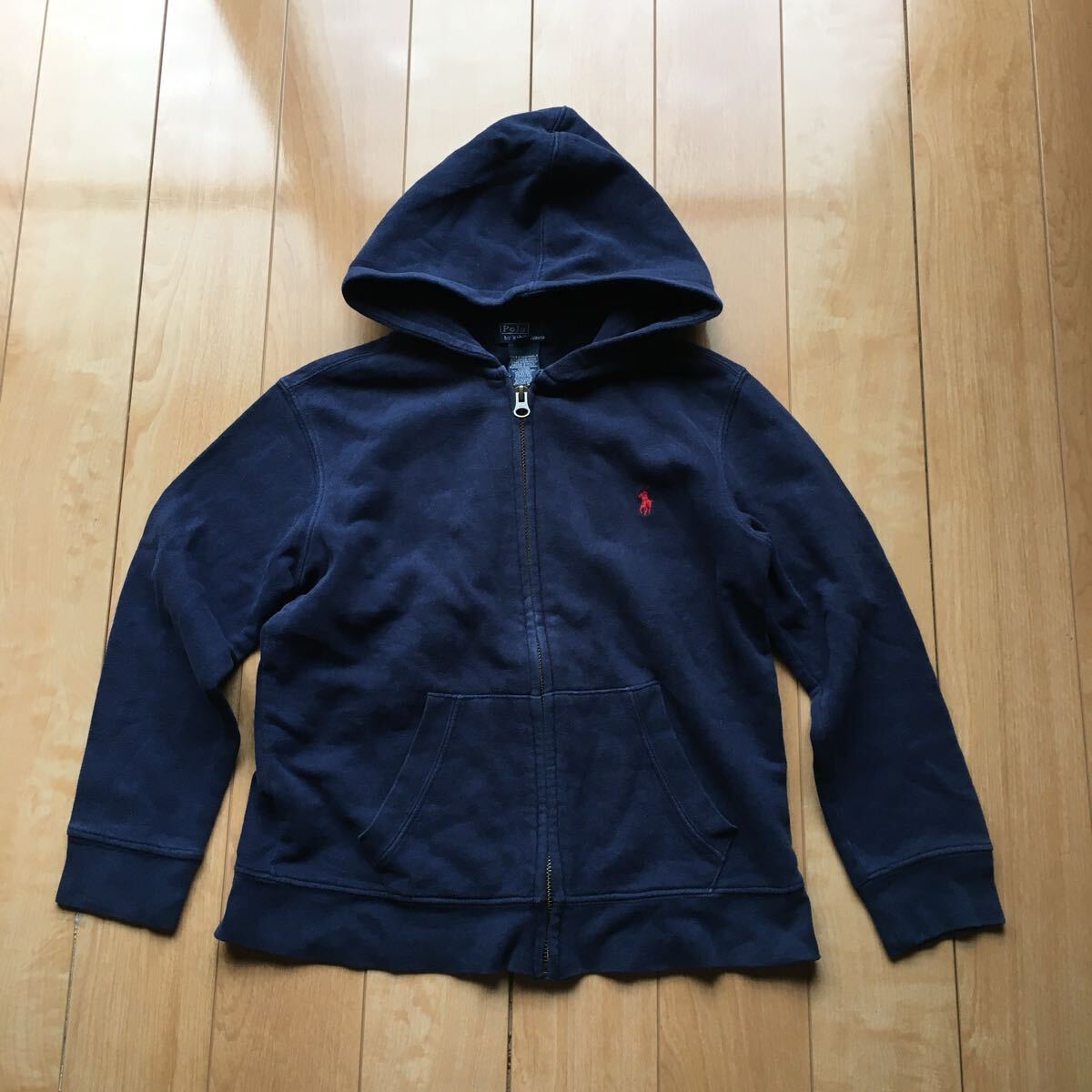 ポロラルフローレン ジップアップパーカー 221-1-6 ネイビー 7 赤ポニー ラルフ拍卖