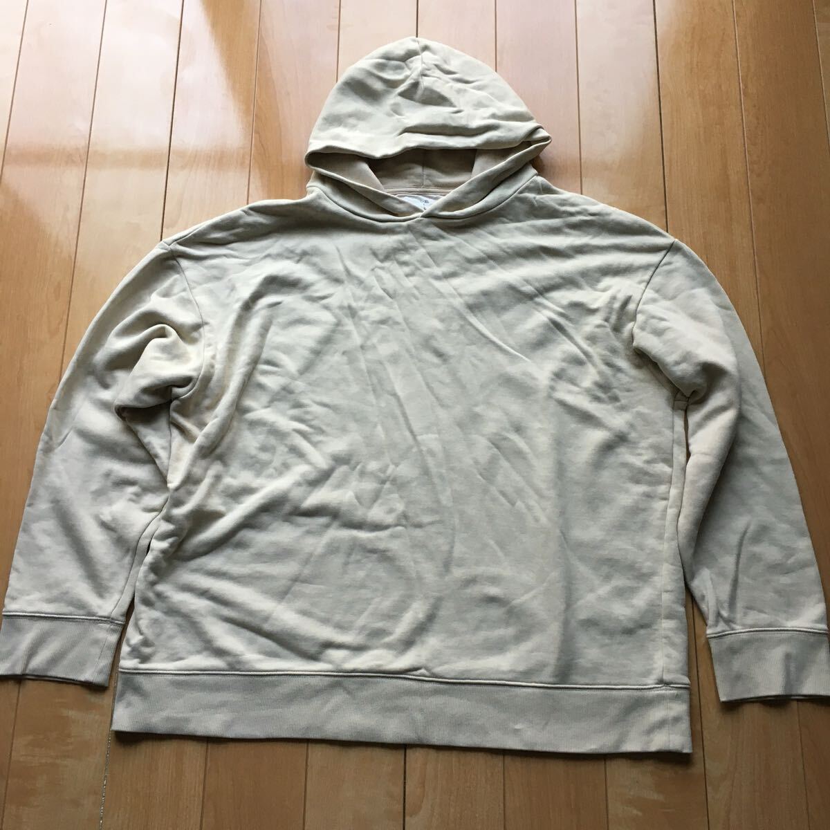 無印良品 プルオーバーパーカー 206-1-8 ベージュ L~XL ,拍卖