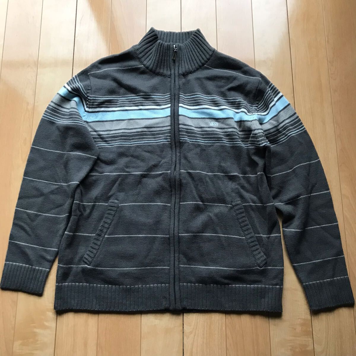 ヴァンズ ジップアップカーディガン 147-6-320 メンズ L拍卖