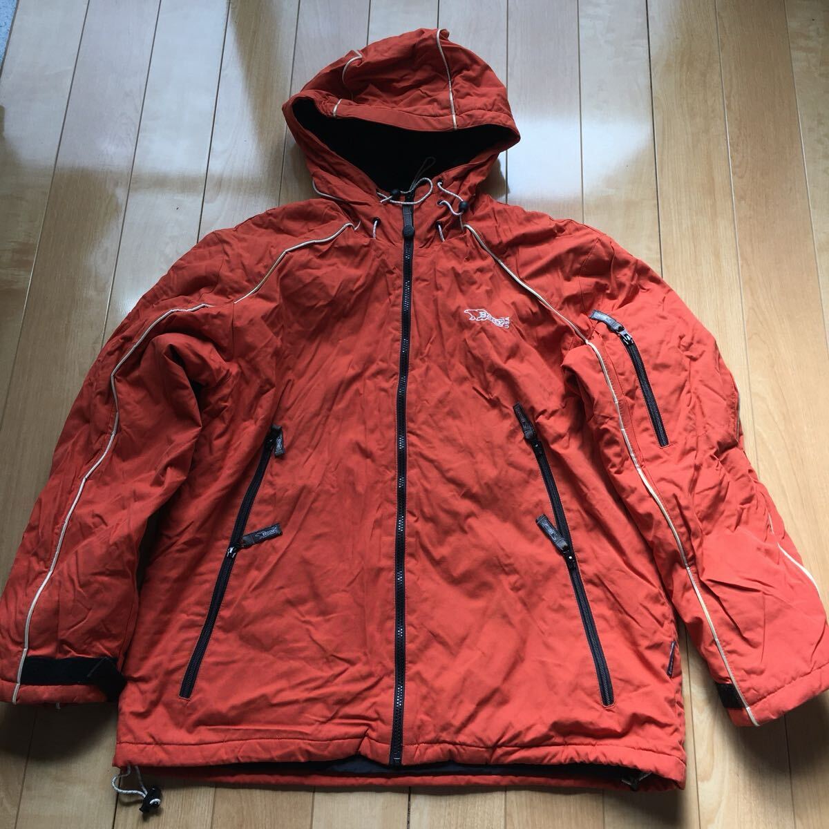 ベアーユーエスエー ナイロンジャケット 608-6-2 メンズ M レッド拍卖