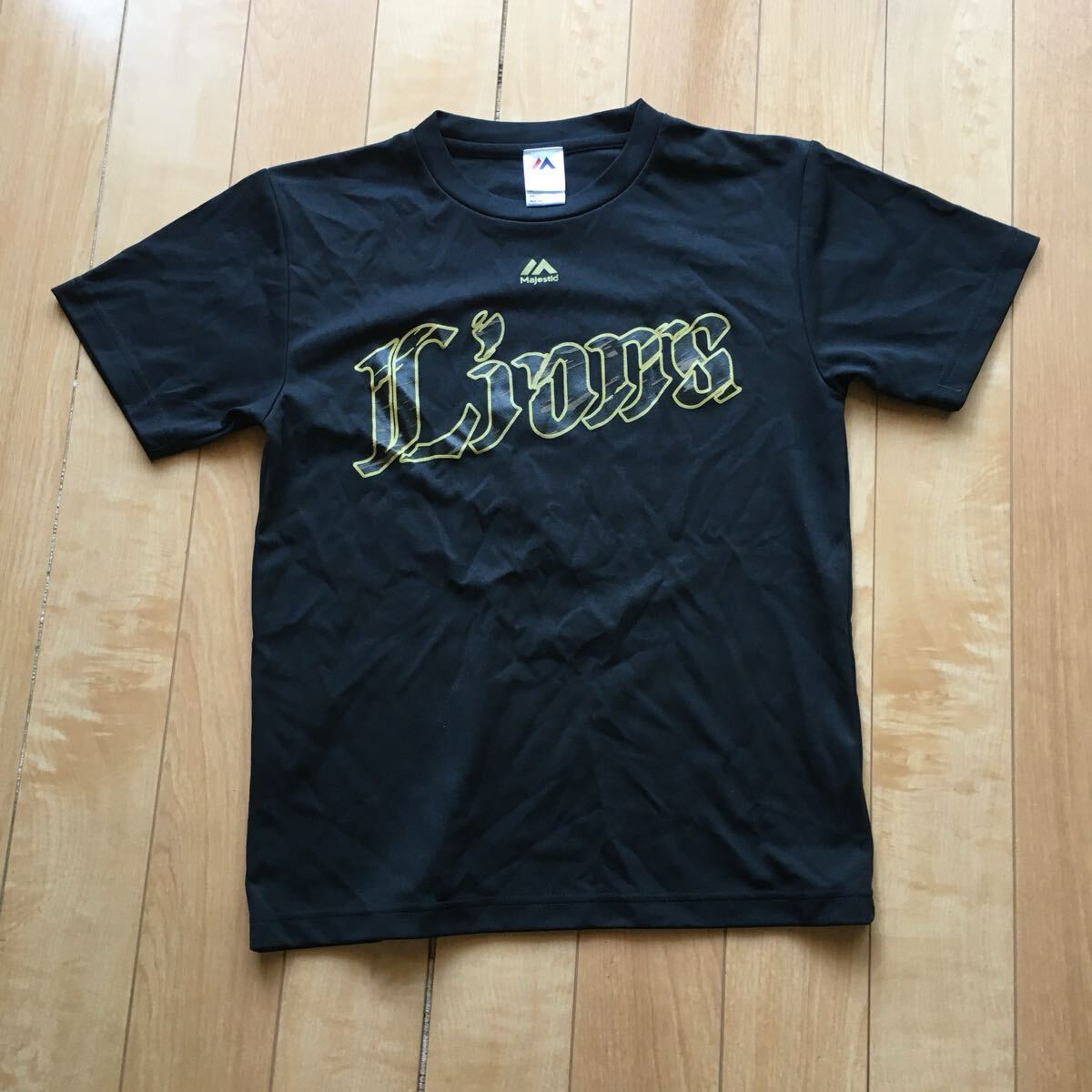 埼玉西武ライオンズ 金子侑司 Tシャツ 240-1-33 ブラック S 野球拍卖