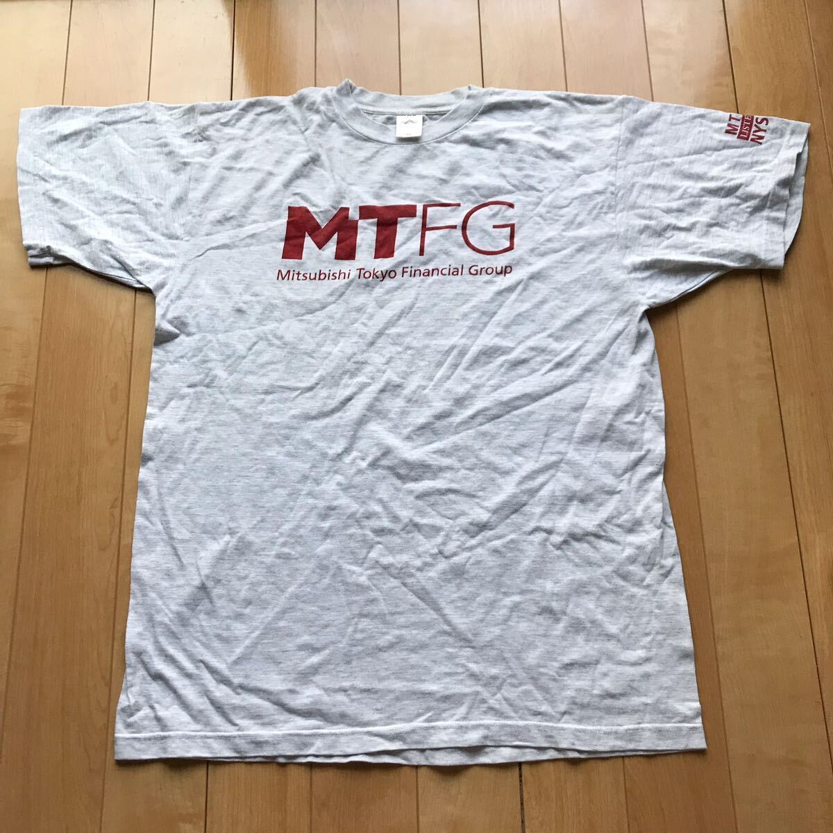 三菱東京ファイナンシャルグループ MTFGTシャツ 173-1-348 メンズ XL拍卖
