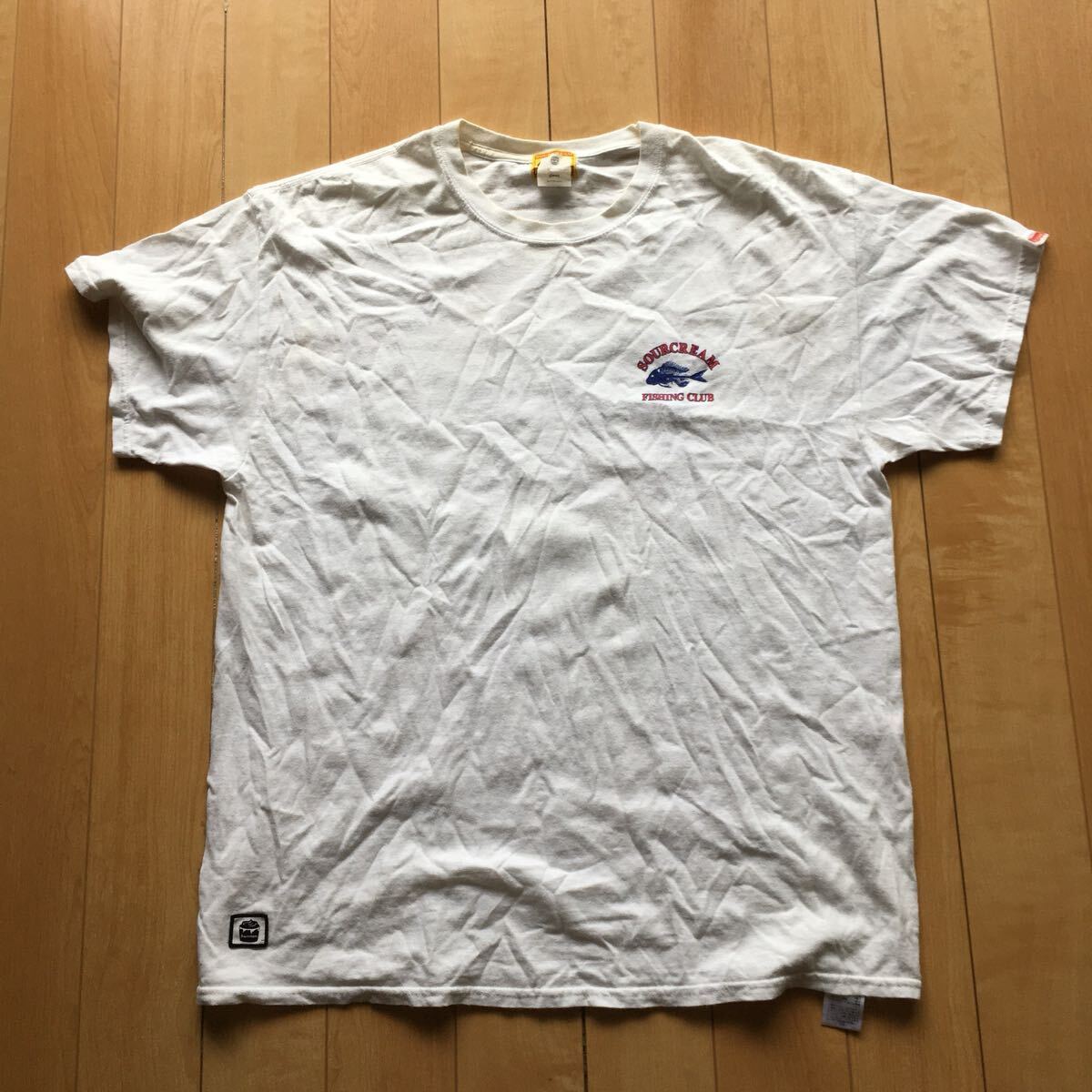 サワークリーム フーズフーギャラリー FISHカレッジTEE 243-1-32 ホワイト F ストリート拍卖