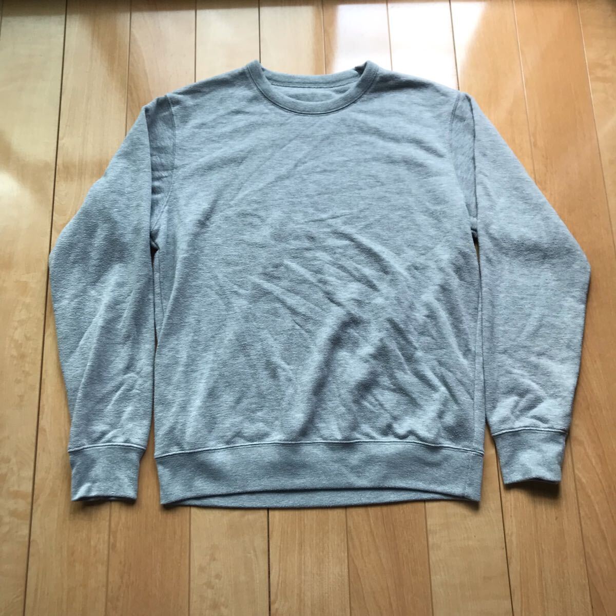 ユニクロ スウェットシャツ 577-1-408 メンズ M グレー拍卖