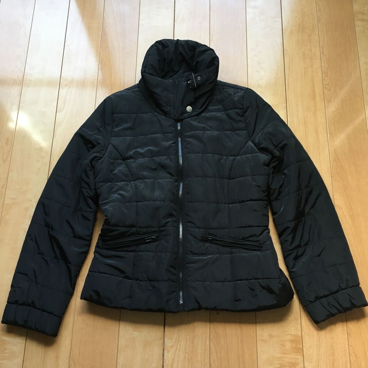 フォーエバー21 パデットジャケット 560-1-462 レディース S ブラック拍卖
